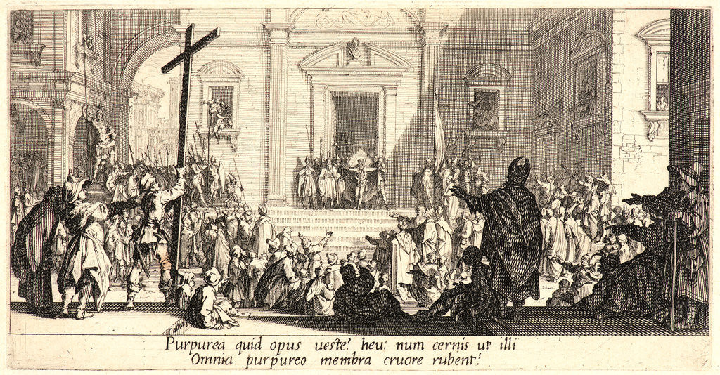 Detail of Christ Presented to the People (La présentation au Peuple), 1618 by Jacques Callot