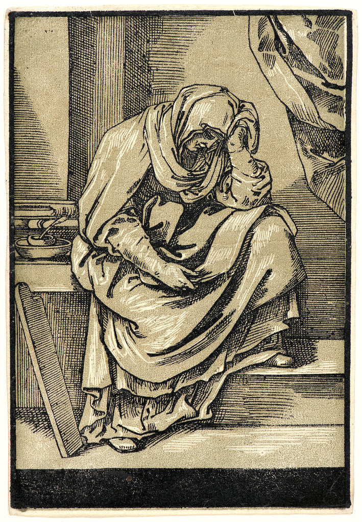 Detail of Sibyl, ca. 1640 by Bartolomeo Coriolano
