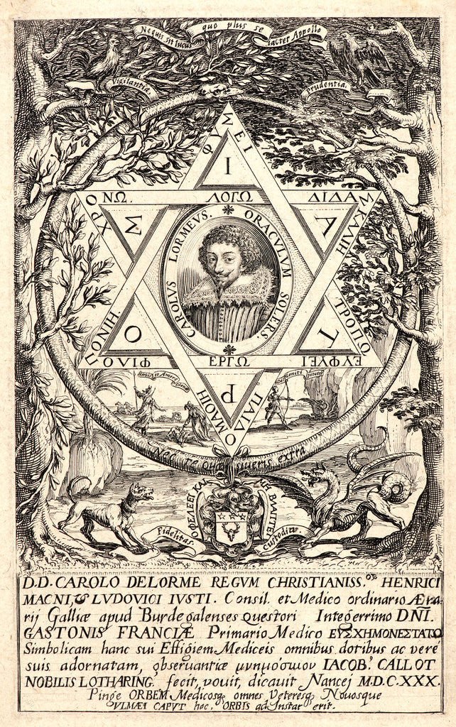 Detail of Carlo Delorme (Surgeon), 1630 by Jacques Callot