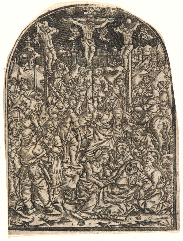 Detail of Crucifixion, probably 16th century by Anonymous