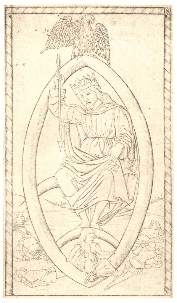 Detail of Jupiter, 15th century by Anonymous