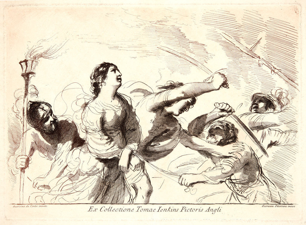 Detail of Angelica and Medora by Giovanni Ottoviani