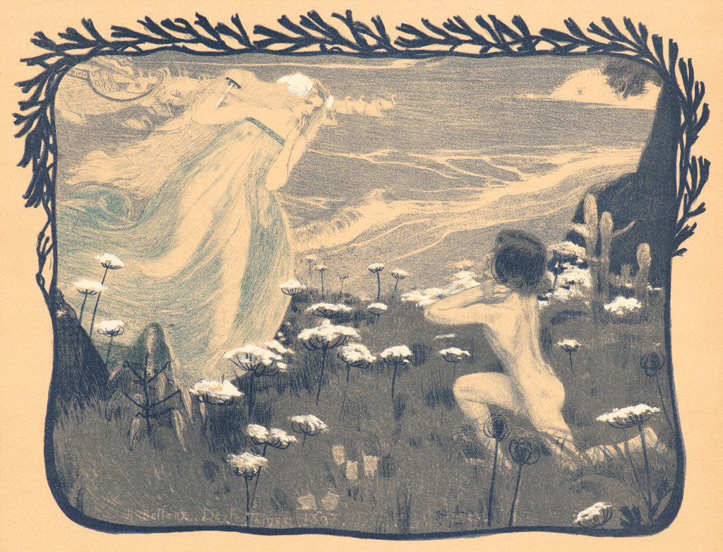 Detail of L'Illusion, 1897 by Henri Jules Ferdinand Bellery-Defonaines