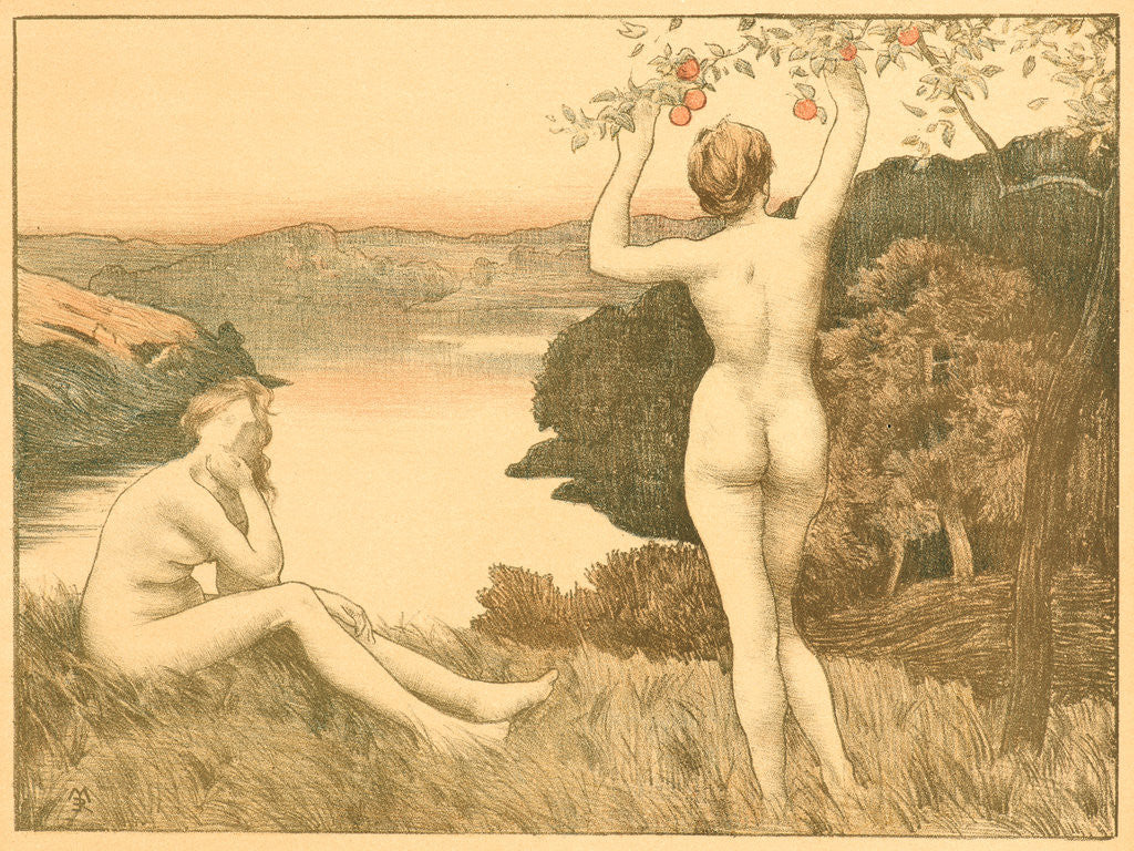 Detail of Automne, ca. 1897 by René Menard