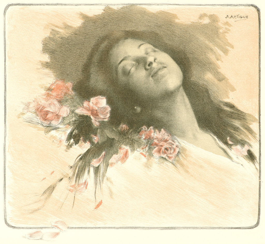 Detail of Albine, ca. 1898 by E. A. Artique