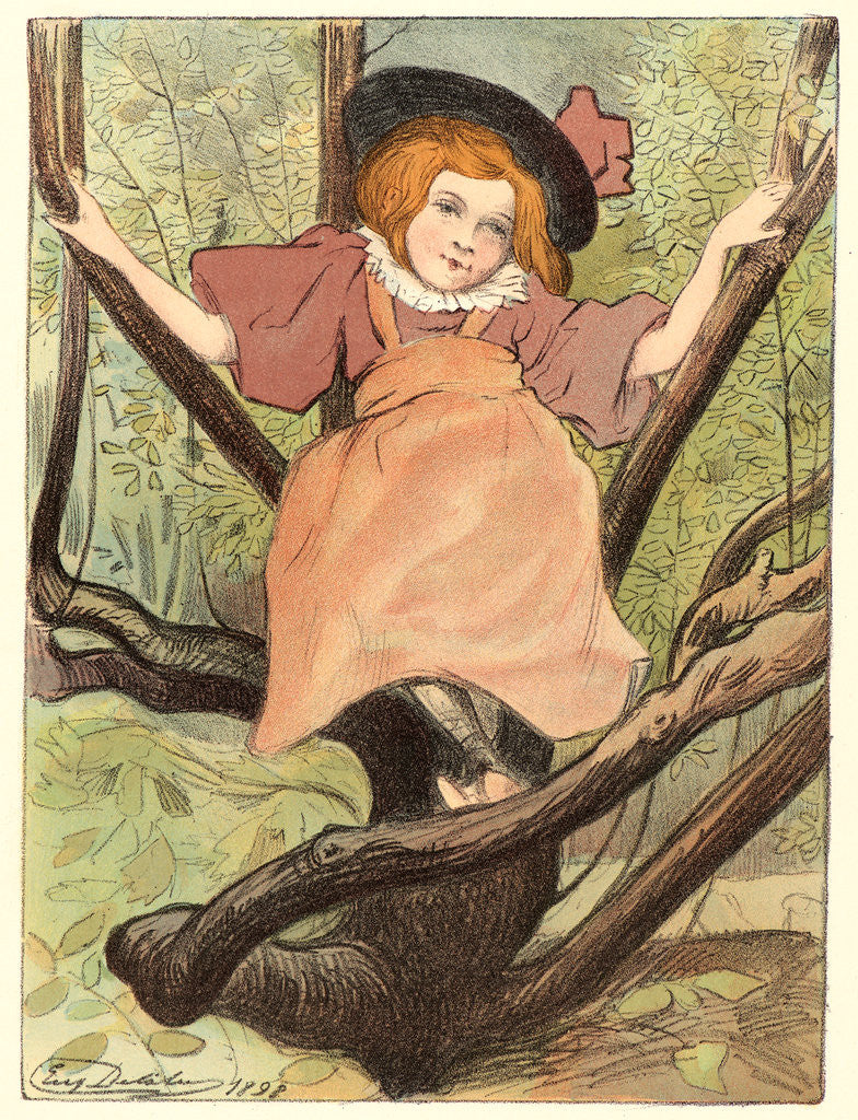 Detail of Kacia, 1898 by Eugène Delatre