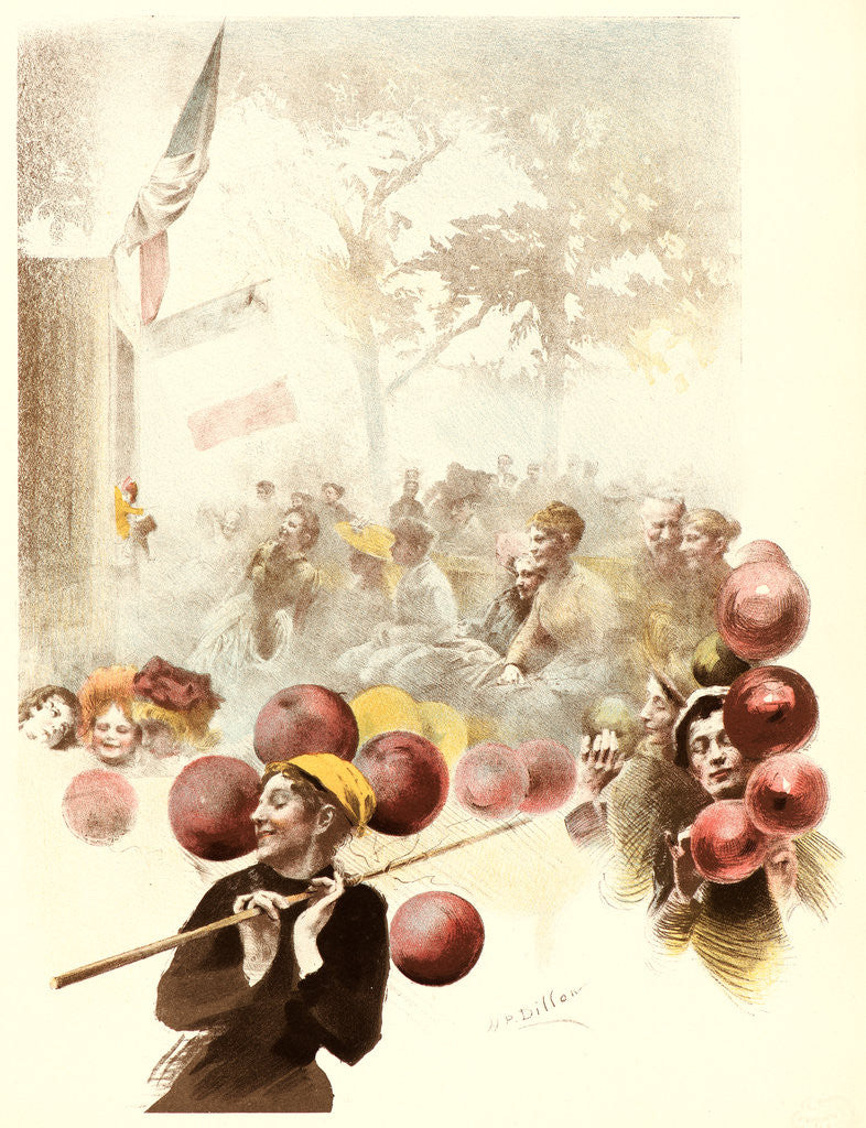 Detail of Polichinelle, ca. 1898 by P. Dillon