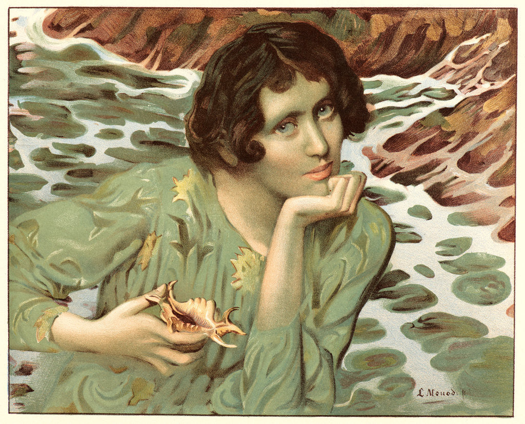 Detail of La Voix des Sources, ca. 1899 by Lucien Hector Monod