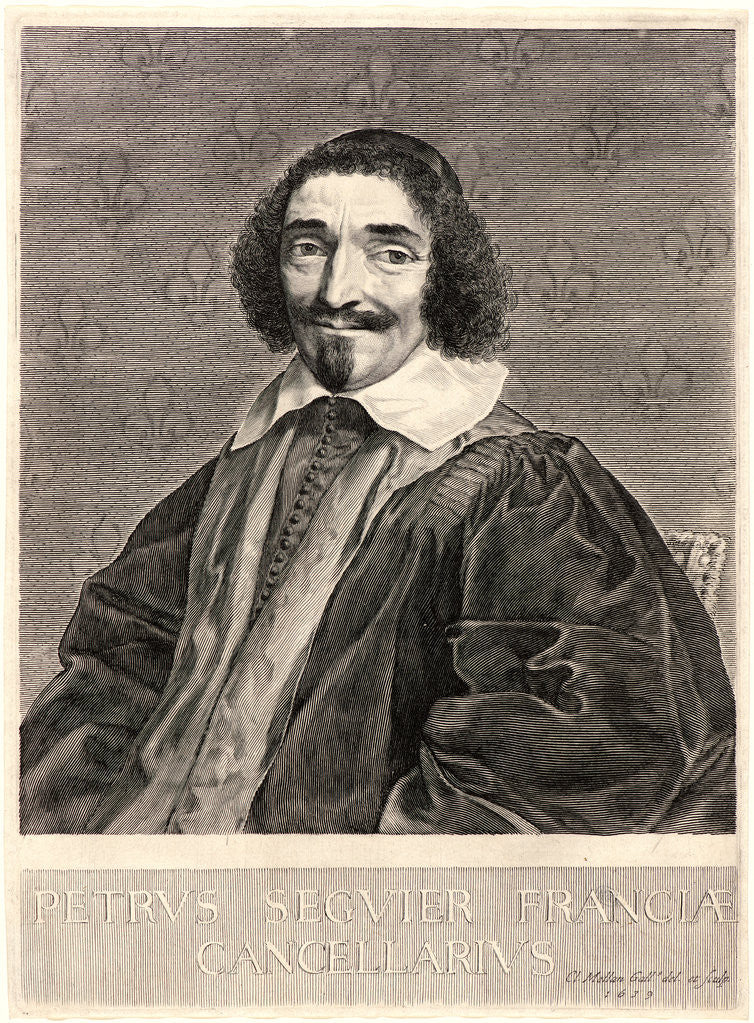 Detail of Pierre Seguier, 1639 by Claude Mellan