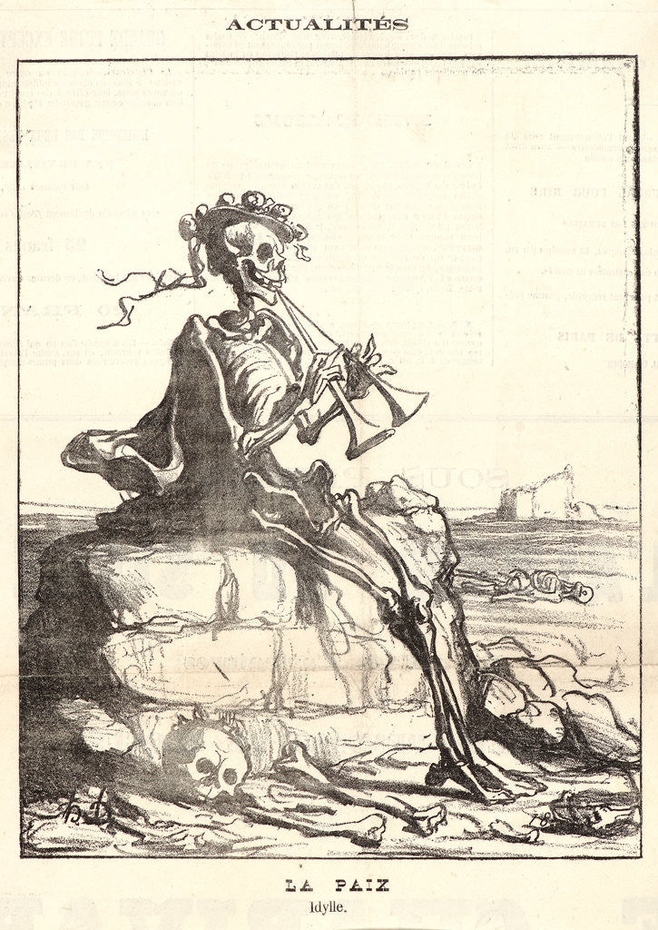 Detail of La Paix—Idylle, 1871 by Honoré Daumier