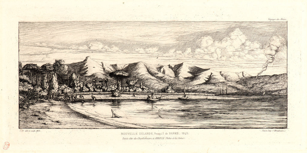 Detail of Seine Fishing off Colliers' Point, 1863 by Charles Meryon
