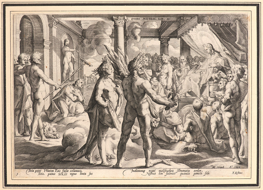 Detail of Phaeton Asking for the Chariot, ca. 1590 by Anonymous