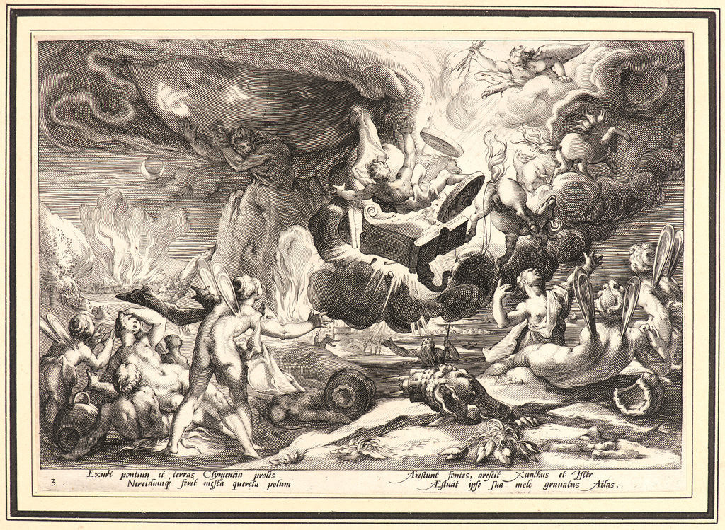Detail of The Fall of Phaeton, ca. 1590 by Anonymous