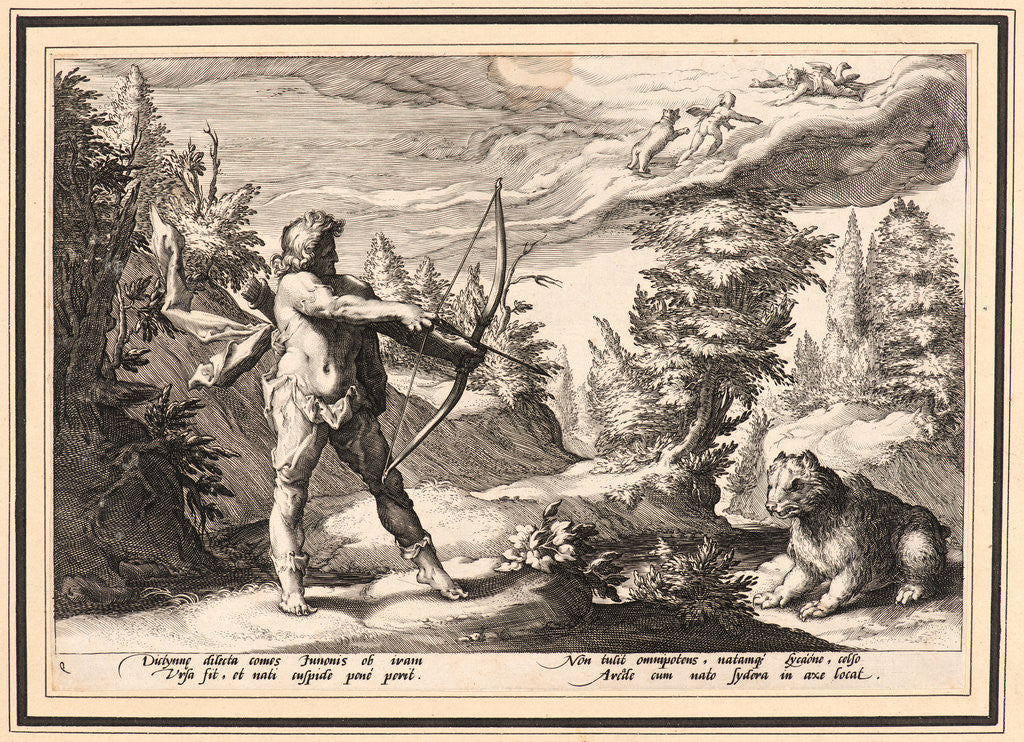 Detail of Arcas Preparing to Kill His Mother, ca. 1590 by Anonymous