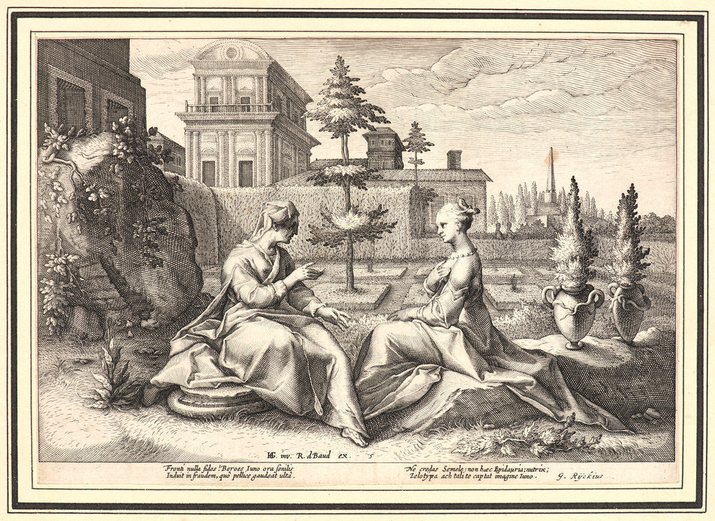 Detail of Juno in the Form of Beroe, Nurse to Semele, Warning the Young Girl to Beware of Jupiter's Advances, ca. 1615 by Anonymous