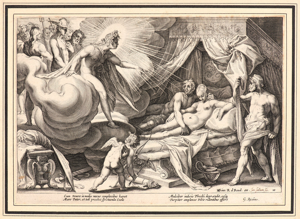Detail of Phoebus Exposing Mars and Venus to the Ridicule of the Olympians, ca. 1615 by Anonymous