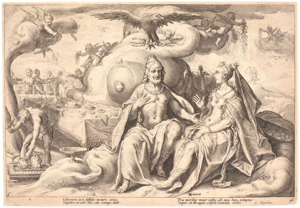 Detail of The Dispute between Jupiter and Juno over Which of the Two Sexes Finds Greatest Pleasure, ca. 1615 by Anonymous