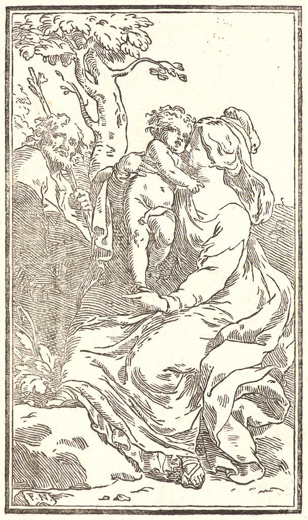 Detail of The Holy Family, ca. 1630- 1660 by Carlo Francesco Nuvolone