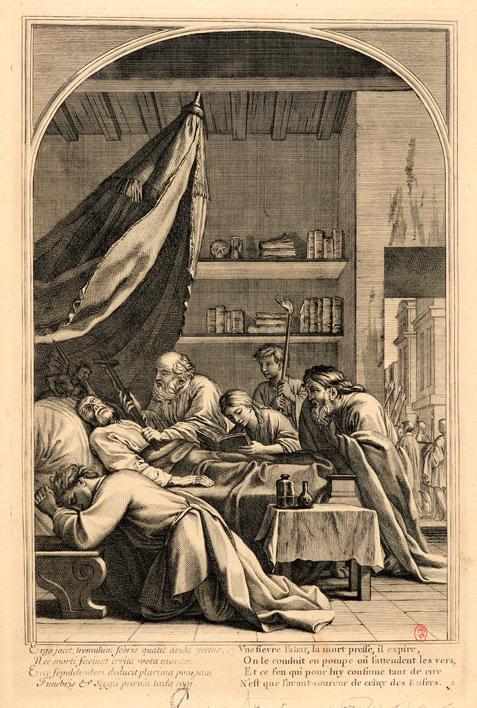 Detail of The Life of Saint Bruno, or The Founding of the Carthusian Order, Plate 2, 17th-18th century by Anonymous