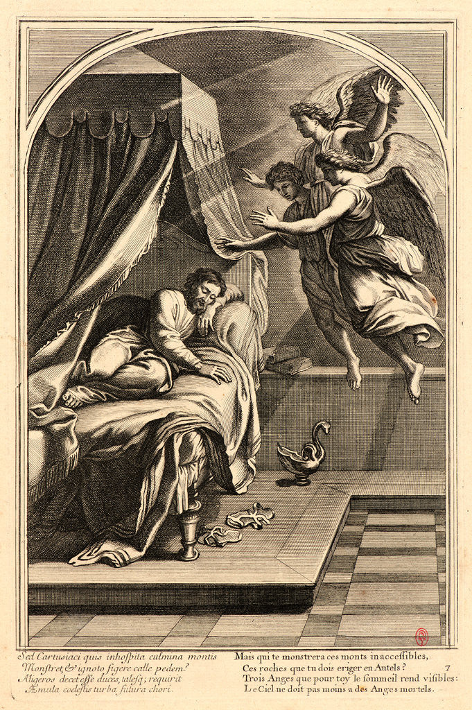 Detail of The Life of Saint Bruno, or The Founding of the Carthusian Order, Plate 7, 17th-18th century by Anonymous