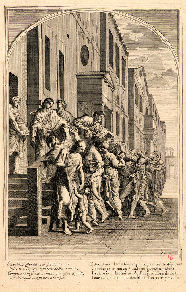 Detail of The Life of Saint Bruno, or The Founding of the Carthusian Order, Plate 8, 17th-18th century by Anonymous