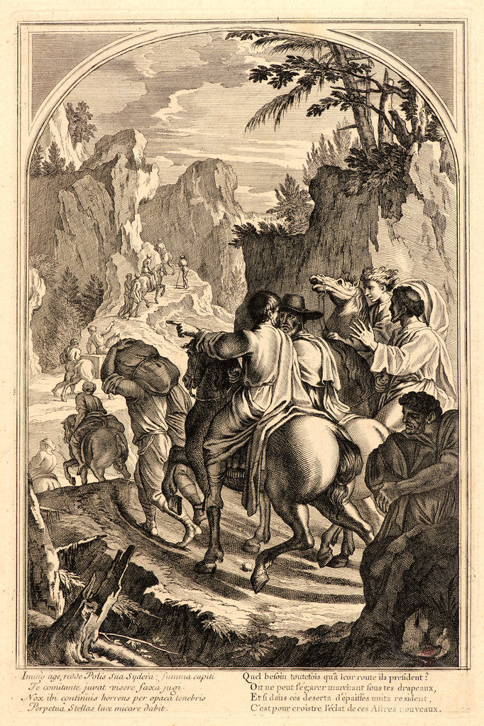 Detail of The Life of Saint Bruno, or The Founding of the Carthusian Order, Plate 10, 17th-18th century by Anonymous