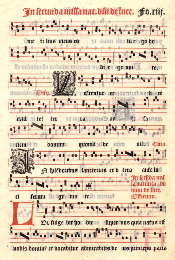 Detail of Leaf from a French Psalter, 1551 by Anonymous