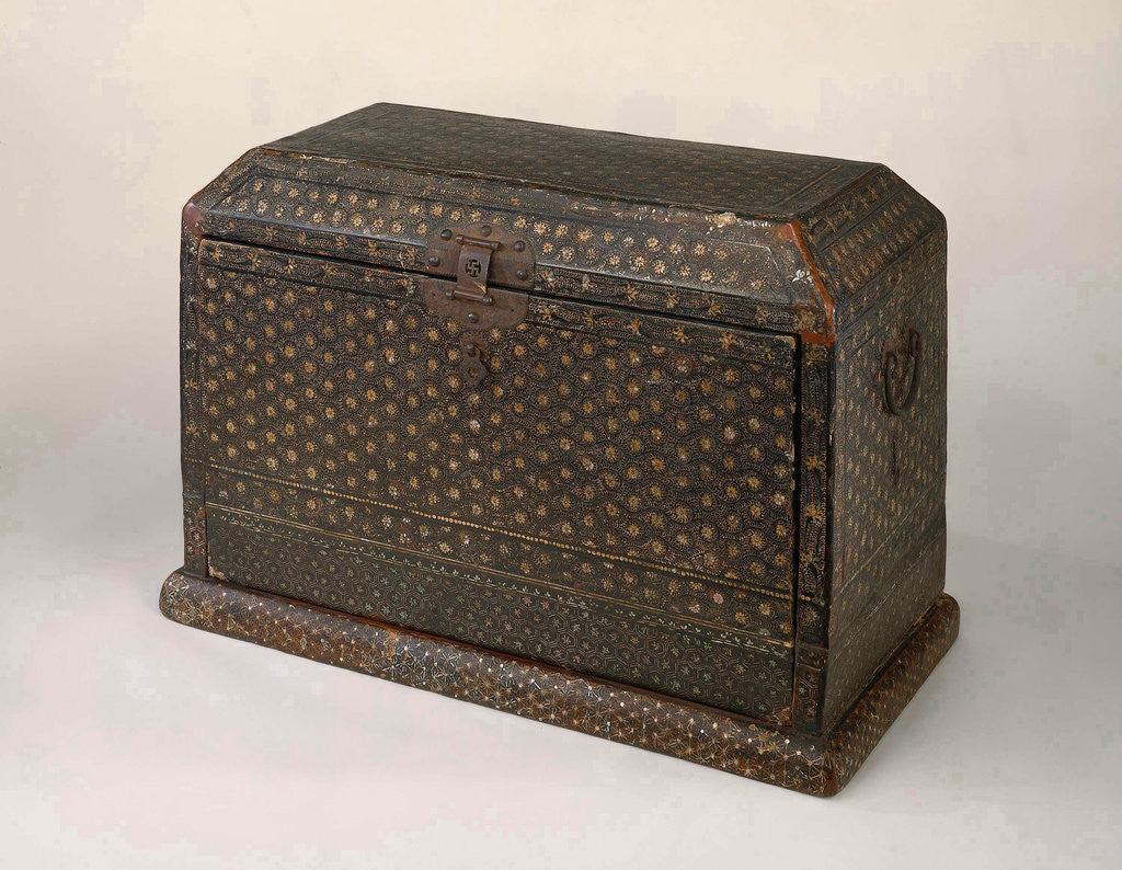 Detail of Sutra box by Anonymous