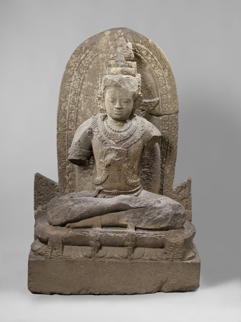 Detail of The bodhisattva Manjushri by Anonymous