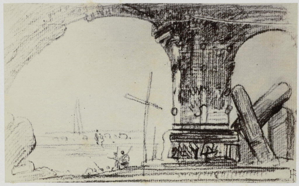 Detail of A Sketch by Anonymous