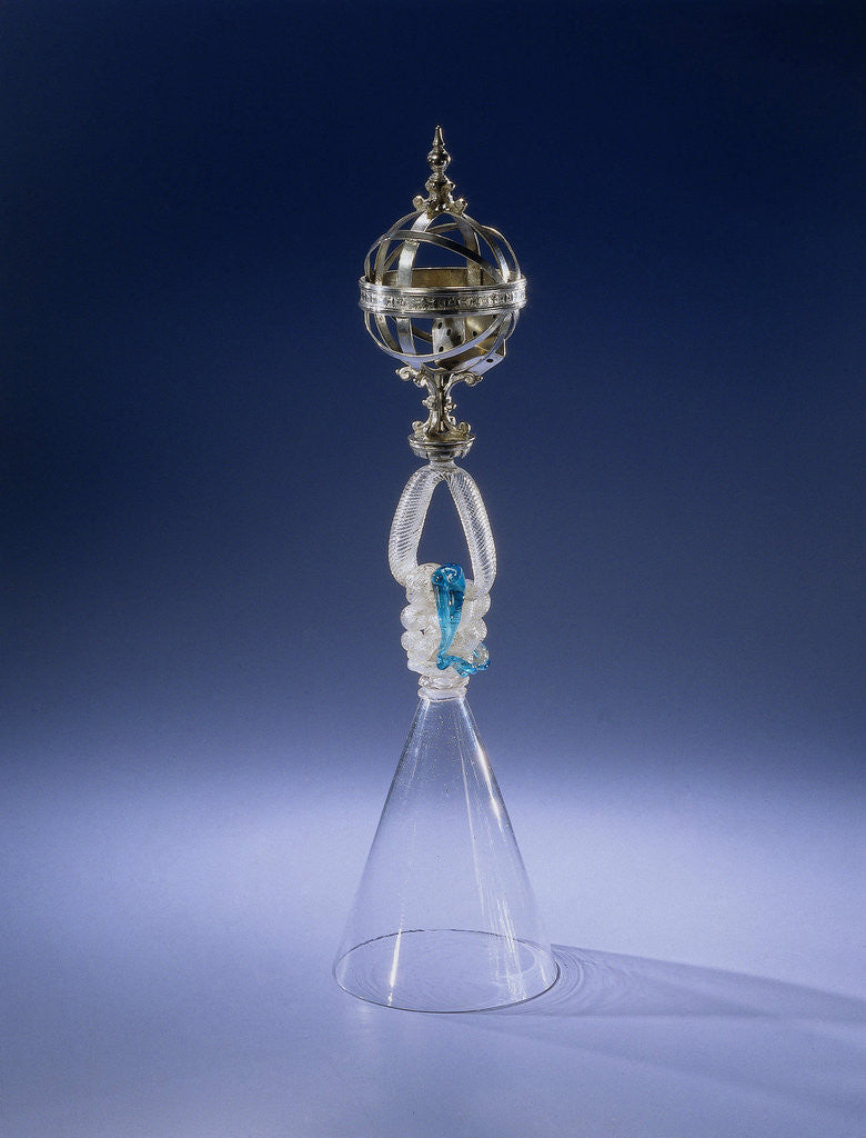 Detail of Dice Glass by Anonymous