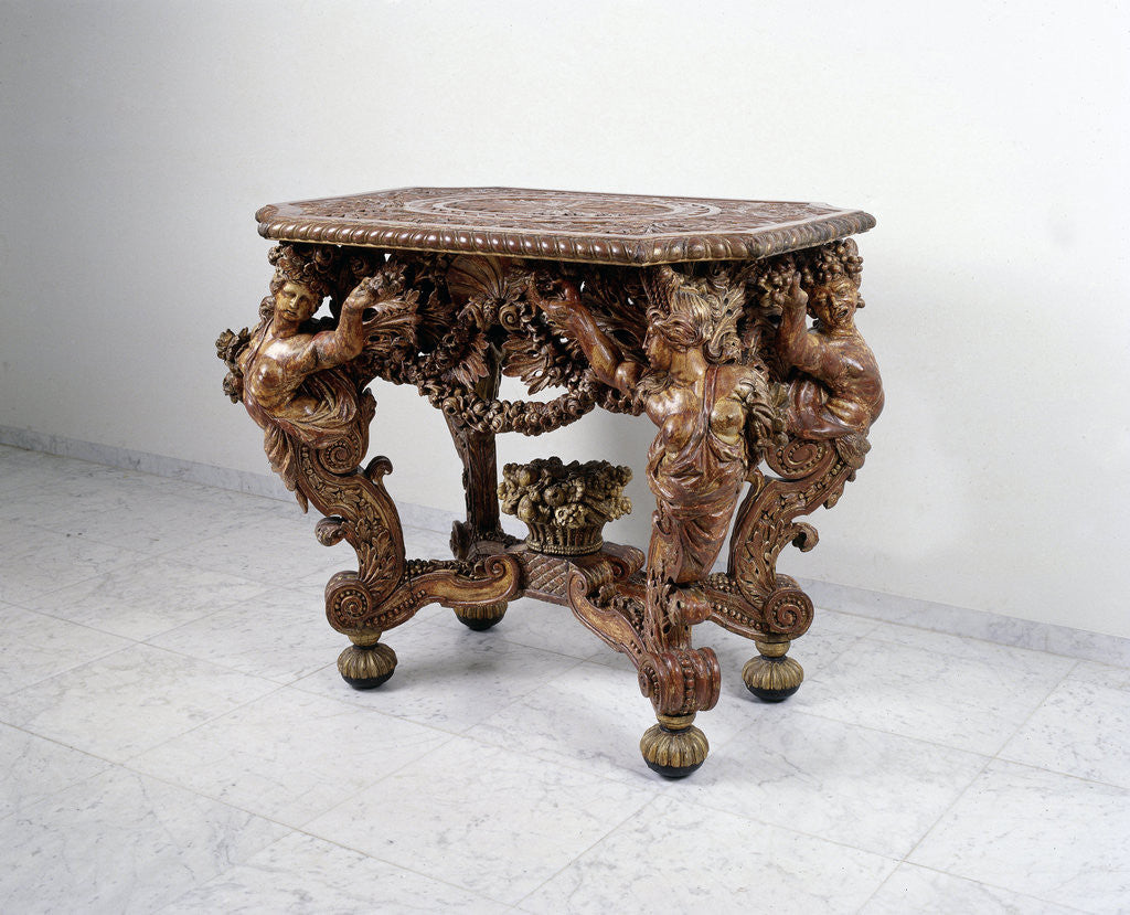 Detail of Console table by Anonymous