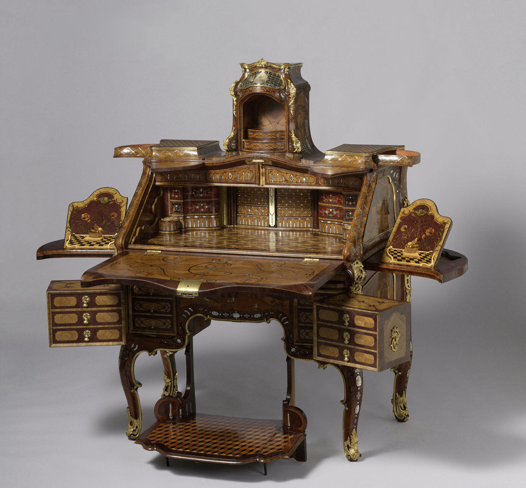 Detail of Desk by Abraham Roentgen