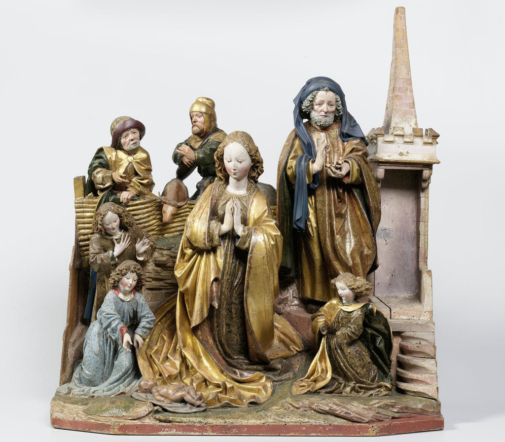 Detail of The Nativity by Hans Kamensetzer