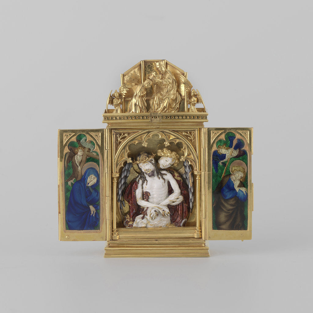 Detail of Reliquary in the form of a triptych by Anonymous
