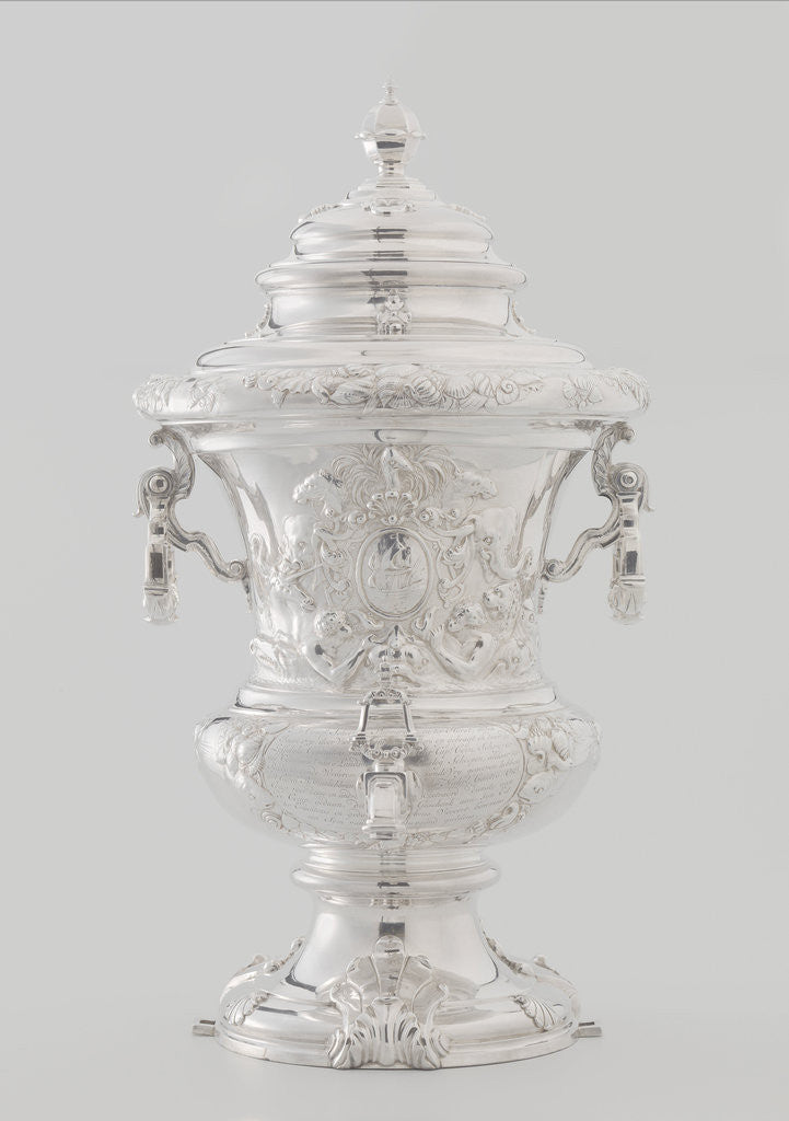 Detail of Wine fountain and cooler by Alger Mensma