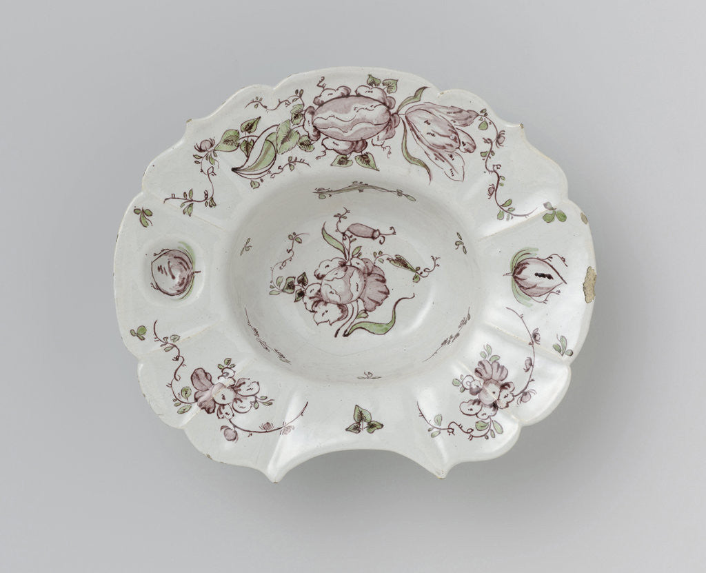 Detail of Shaving basin by A. Klos