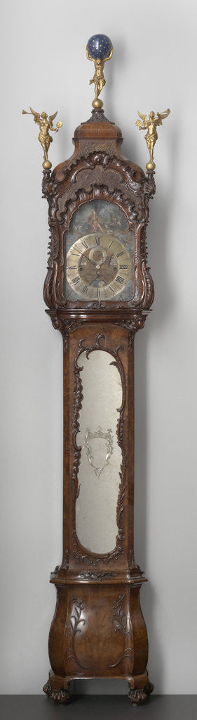 Detail of Longcase clock, Anonymous by Adam Heijmuijs
