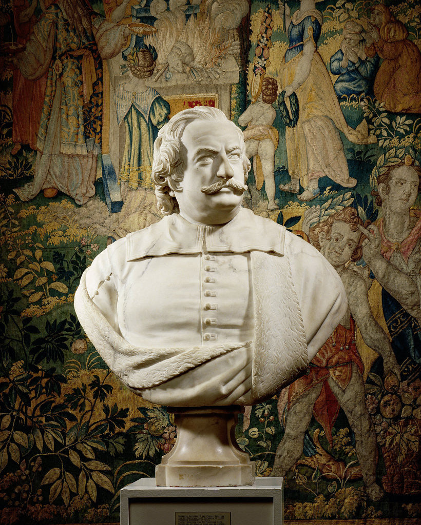 Detail of Portrait of Pieter Spiering by François Dieussart