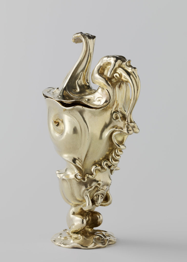 Detail of Lidded ewer by Adam van Vianen I