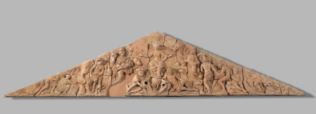 Detail of The Four Continents Paying Homage to Amsterdam by Workshop of Artus Quellinus I