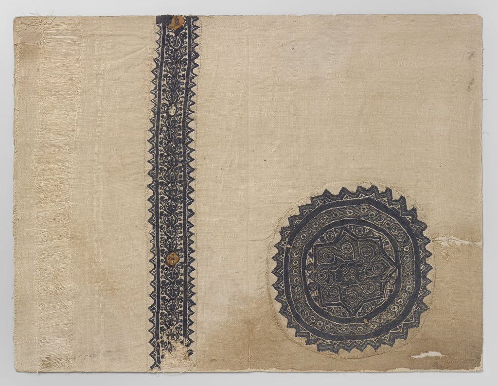 Detail of Tissue Fragment with orbiculus and clavus by Anonymous