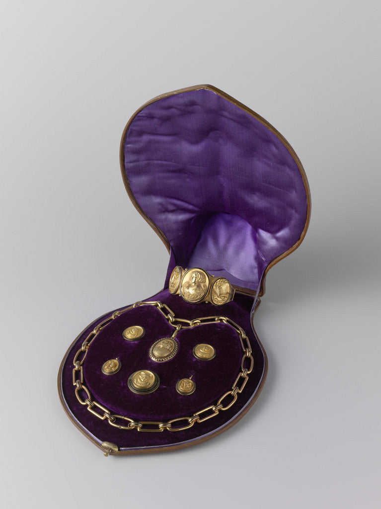 Detail of Parure by Johannes Mattheus van Kempen