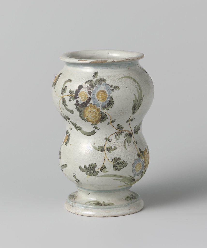 Detail of Vase, painted with flowers vines by Anonymous