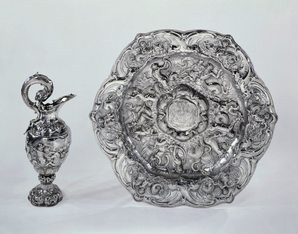 Detail of Dolls house of Petronella Oortman, Anonymous by Johannes Lutma I