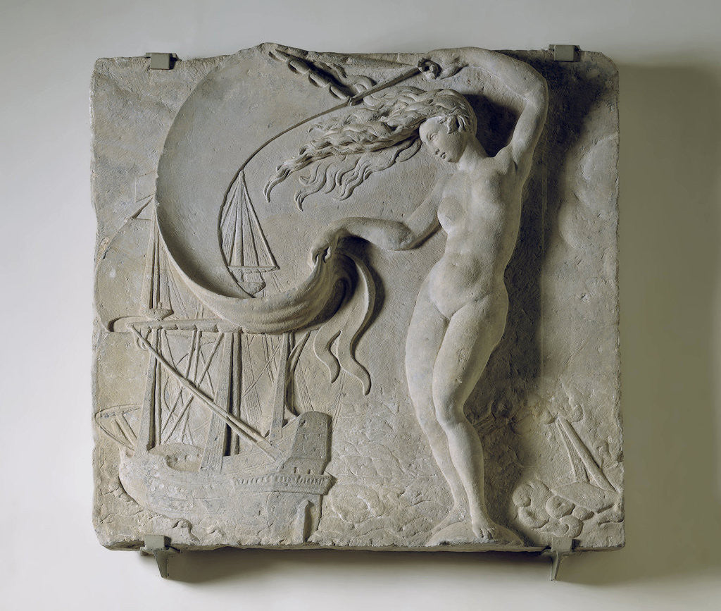 Detail of Plaque with Fortuna by Hendrik de Keyser I