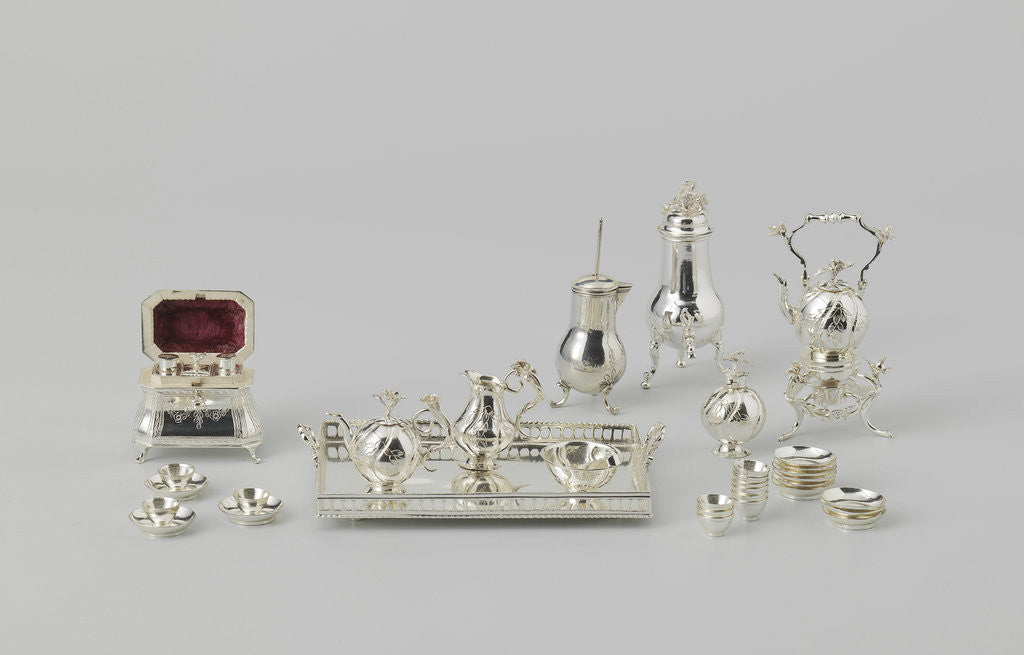 Detail of Tea Set, Hendrik Duller by Anonymous