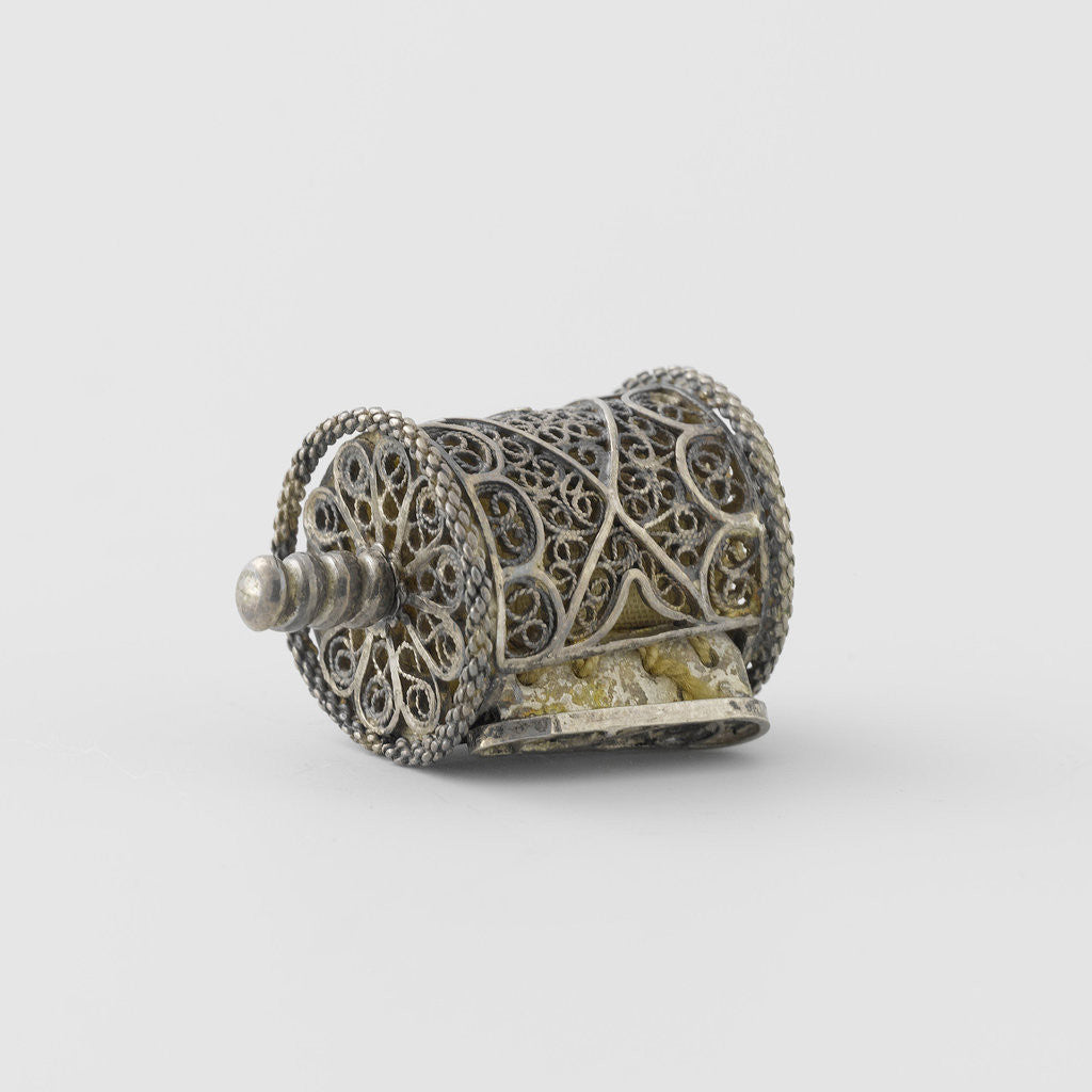 Detail of Tube for a tape measure by Anonymous