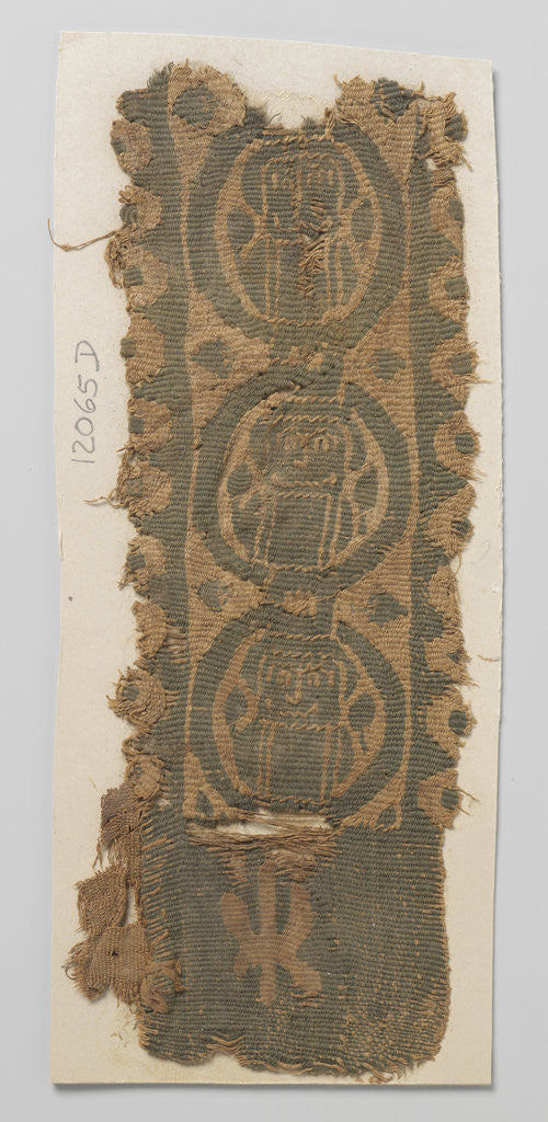 Detail of Tissue Fragment with clavus by Anonymous