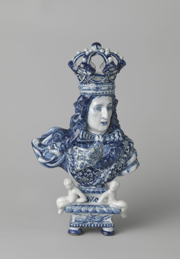 Detail of Bust of King-Stadtholder William III by De Metaale Pot
